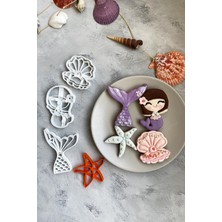 Feyza Design Deniz Temalı Hamur Şekillendirici Seti, Seramik ve Polimer Kil ile Oyun Keyfi