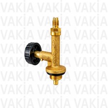 Vakia Dar Standart Başlık Piknik Tüp Uyumlu Döner Başlıklı Künefe Ocağı Gaz Vanası - Tüp Musluğu