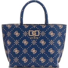 Guess Emelie Logolu Mini Kadın Lacivert El Çantası HWGP9928750-NLO