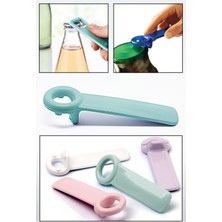 Feyza Design Renkli Plastik Kavanoz ve Şişe Kapağı Açacağı 5'li Set