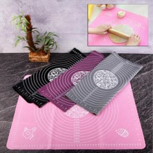 Feyza Design Geniş Büyük Silikon Hamur Açma ve Yoğurma Matı 60X45 cm