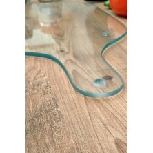 Feyza Design Şık ve Dayanıklı 20X35,5 cm Cam Kesme Tahtası, Dekoratif Tasarım