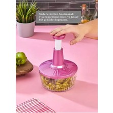 Feyza Design 3'lü Paslanmaz Çelik El Rondosu, Sebze ve Meyve Doğrama Aracı