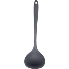 Feyza Design Isıya Dayanıklı Silikon Geniş Servis Kepçe, Yanmaz ve Yapışmaz Tasarım