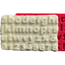 Feyza Design Renkli Silikon Alfabe Kalıp, Kreatif ve Eğlenceli Tasarım