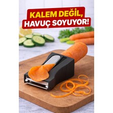 Feyza Design Pratik Sebze Soyucu ve Rende, Havuç, Salatalık ve Meyve Için Çok Amaçlı Kesici