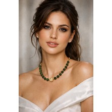 Solare Accessories Yeşim Taşı Doğaltaş Kolye