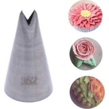 Feyza Design Yaprak Rus Duyu Krema Torbası Ucu, Kalp Şekli Pasta Sıkma Ucu