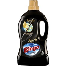 Siyahlar İçin Bingo Keratinli Sıvı Çamaşır Deterjanı 3000 ml Ergonomik Tasarım ile Konforlu Kullanım