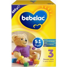 Bebelac 3 Devam Sütü 400 G 9-12 Ay İçin Zengin Besin Öğeleri ile Güçlü Destek