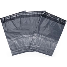 Birikim Ambalaj Kargo Poşeti 22X30+5 Cepli Içi Siyah Dışı Gri 1000 Adet