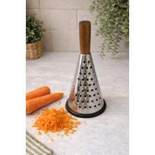 Feyza Design Akasya 3 Yüzeyli Çelik Rende, Dayanıklı ve Çok Fonksiyonlu Mutfak Aracı