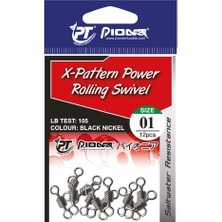 Pioneer X-Pattern Power Rolling Swivel Fırdöndü