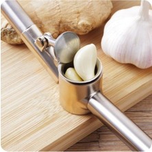Feyza Design Paslanmaz Çelik Sarımsak Ezici, Pratik ve Dayanıklı Mutfak Aleti