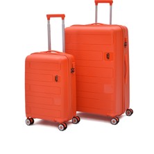 Ççs 2’li Polipropilen Kırılmaz Valiz Seti Büyük & Kabin – Sessiz 360° Tekerlekli Dayanıklı Seyahat Bavulu 5236