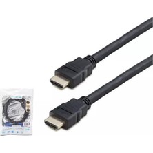 Stylmenplus Hadron HDX2018 HDMI (M) To HDMI (M) Kablo Pvc 10M Si̇yah