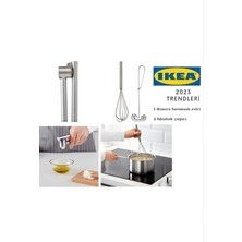 Feyza Design Koncıs Sarımsak Ezici ve Çırpıcı 2'li Set, Pratik ve Şık Mutfak Araçları