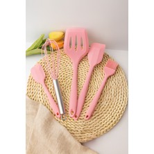 Feyza Design Sağlıklı ve Isıya Dayanıklı 5'li Silikon Tencere Seti