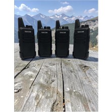 Tekcom El6 Pmr El Telsizi 4'lü Ful Set Kulaklık Hediyeli