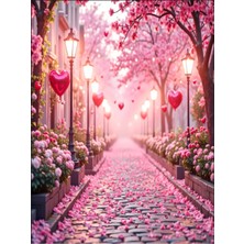 14 Şubat Sevgililer GÜNÜ,200X250 Ek Dikişli  Etkinlik Pano.