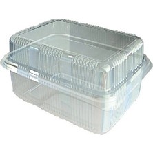 Hakan Ambalaj Bombeli Sızdırmaz Plastik Kap 1500 gr 400'LÜ