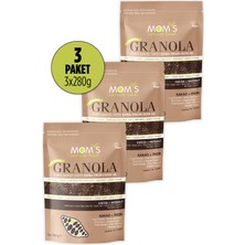 Mom's Natural Foods 3'lü Kakao-Fındık granola 280 G