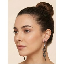 Gante Life Yılan Figürlü Altın Rengi Kadın Küpe