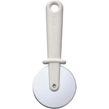 Feyza Design Beyaz Çok Amaçlı Pizza ve Pide Kesici, Pratik ve Şık Tasarım