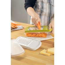 Feyza Design Çok Fonksiyonlu Rende Seti, 2 Başlık ve Kapaklı Tasarım