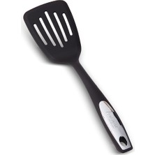 Feyza Design Yüksek Kaliteli Delikli Spatula, Güçlü ve Dayanıklı Yemek Araçları