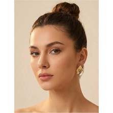 Gante Life Yaprak Formda Kadın Küpe