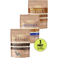 Mom's Natural Foods 3'lü granola Kakao280G / Y.Mer280G / YerF280G