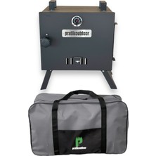 Özgürce Katlanabilir Orman Fırını, Tepsili ve Izgaralı, 37X31X42CM