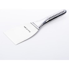 Feyza Design Paslanmaz Saplı Krema Spatula 11 Cm, Ağız Genişliği 7,5 cm