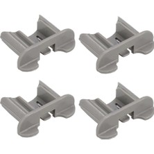 Süppürge Blomberg Ile Uyumlu GSN9477A Bulaşık Makinesi Yeni Tip Ön Ray Kapağı Tutucu Stoper 4 Adet