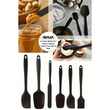 Feyza Design 6’lı Silikon Mutfak Seti: Spatula, Fırça, Kaşık ve Bıçak Kolay Kullanım