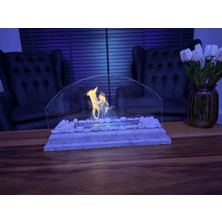 Özgürce Modern Masa Üstü Bioethanol Şömine, Şık ve Güvenli Ev Dekorasyonu