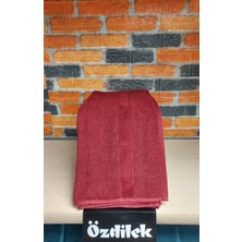 Özdilek Svv Border Kalın & Yumuşak El-Yüz Havlusu (40X76) - Brick Red (Kırmızı)