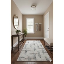 Babil Home Kaymaz Tabanlı Kesme  Salon Koridor Mutfak Yatak Odası Halısı 3022 Bej