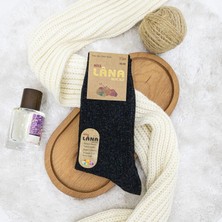 Kral Socks Kışlık Yün Çorap Lambswool (Özel Kuzu Yünlü) Kadınlar Için Termal Özellikli