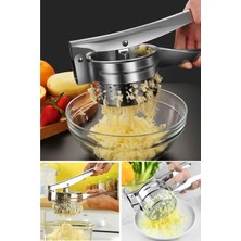 Feyza Design Büyük Hazneli Paslanmaz Çelik Patates Ezici ve Püre Yapıcı