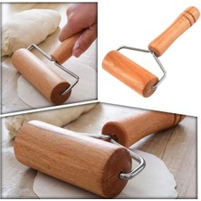 Feyza Design Karışıklık Yaratmayan Ahşap Pasta ve Pizza Rulosu, Pişirme Merdanesi