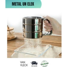 Feyza Design Paslanmaz Çelik Ince Elek, Hamur ve Pasta Için Pratik Mutfak Gereci