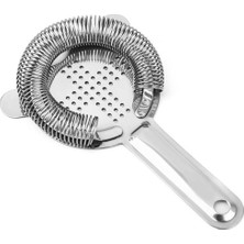 Feyza Design Çelik Kokteyl Bar Süzgeci, Buz Filtresi, Dayanıklı ve Şık Tasarım