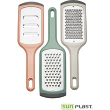 Feyza Design 3'lü El Rende Seti, Rende, Doğrama ve Soyma Araçları