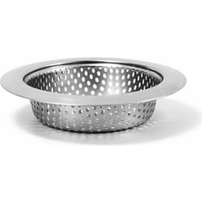 Feyza Design Krom Mutfak Lavabo Için Seyyar Gider ve Süzgeç Çöp Tıkacı