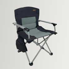 Madfox Journey Katlanır Kamp Sandalyesi Siyah/gri