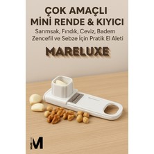 Feyza Design Çok Amaçlı Mini Rende ve Kıyıcı, Sarımsak, Fındık, Ceviz, Zencefil ve Sebze Için