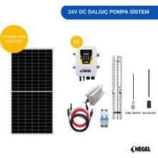 Hegel Dc Pompa - 1 Adet Güneş Paneli ile Çalışan 24 Volt Sulama Paketi