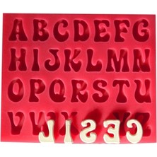 Feyza Design Yüksek Kaliteli Büyük Harf Silikon Kalıp, Çok Amaçlı Kullanım